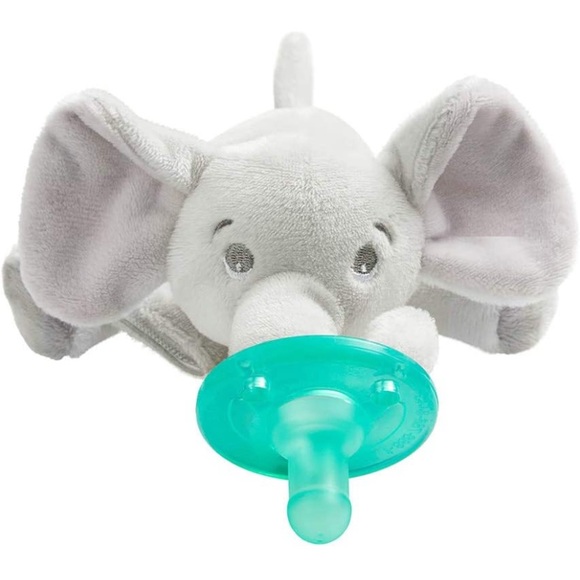 Stuffed Animal Pacifier Holder Elephant - Picture 1 of 9